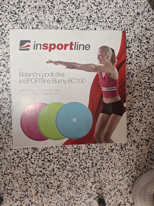 Мека гумена полусфера за фитнес и пилатес диск за масаж