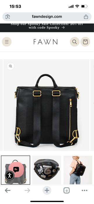 Fawn design чанта за бебешка количка