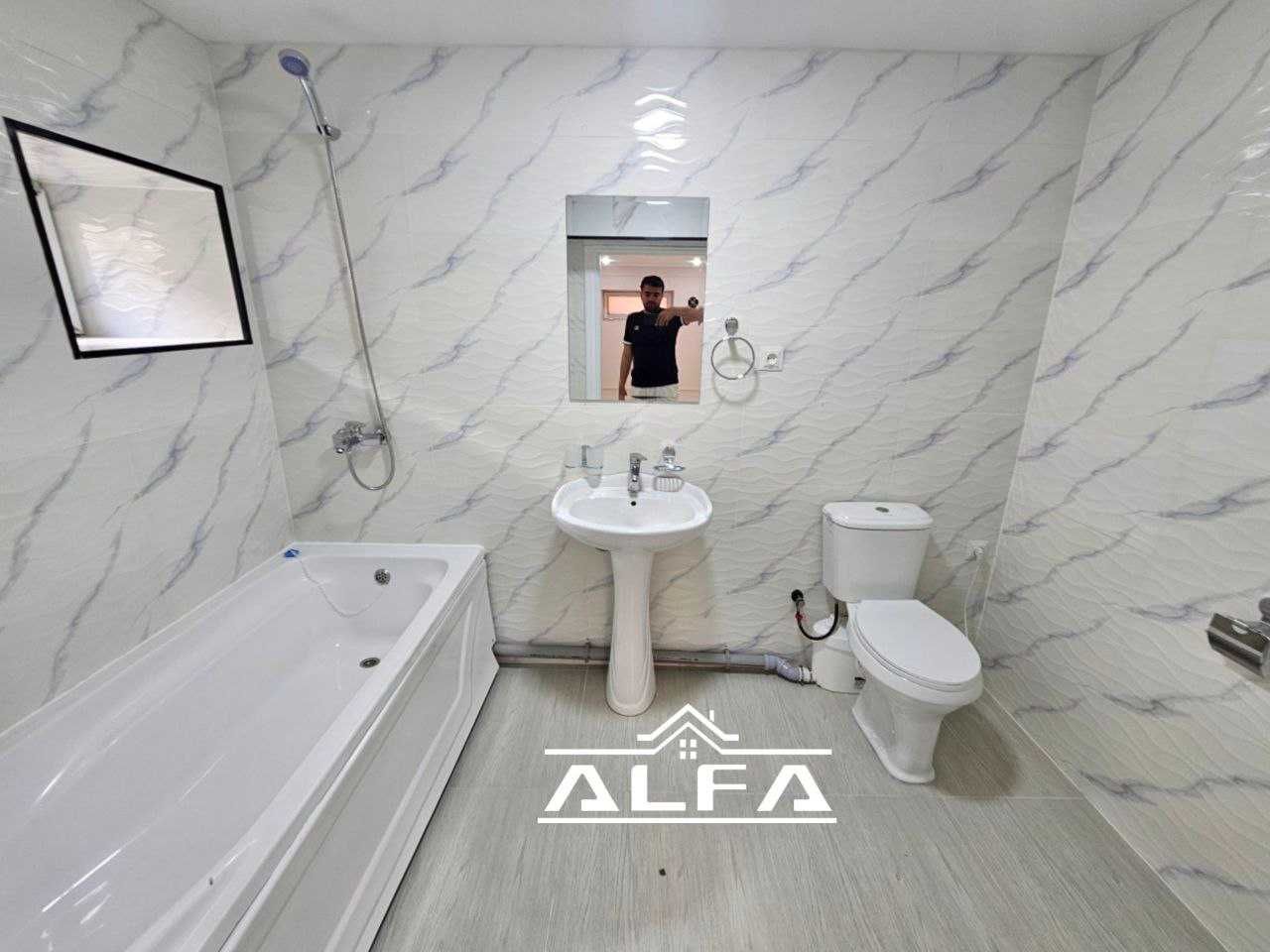 5 xonali qilingan 90m² + 95m² Dublex proyekt, 1-qavat.