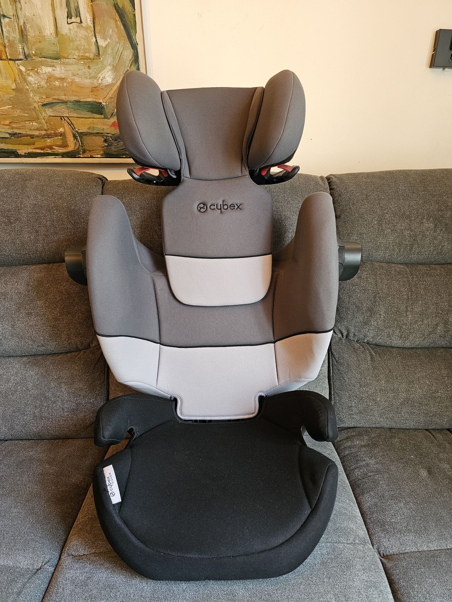 Столче за кола Cybex Solution M-fix Silver 15-36 кг