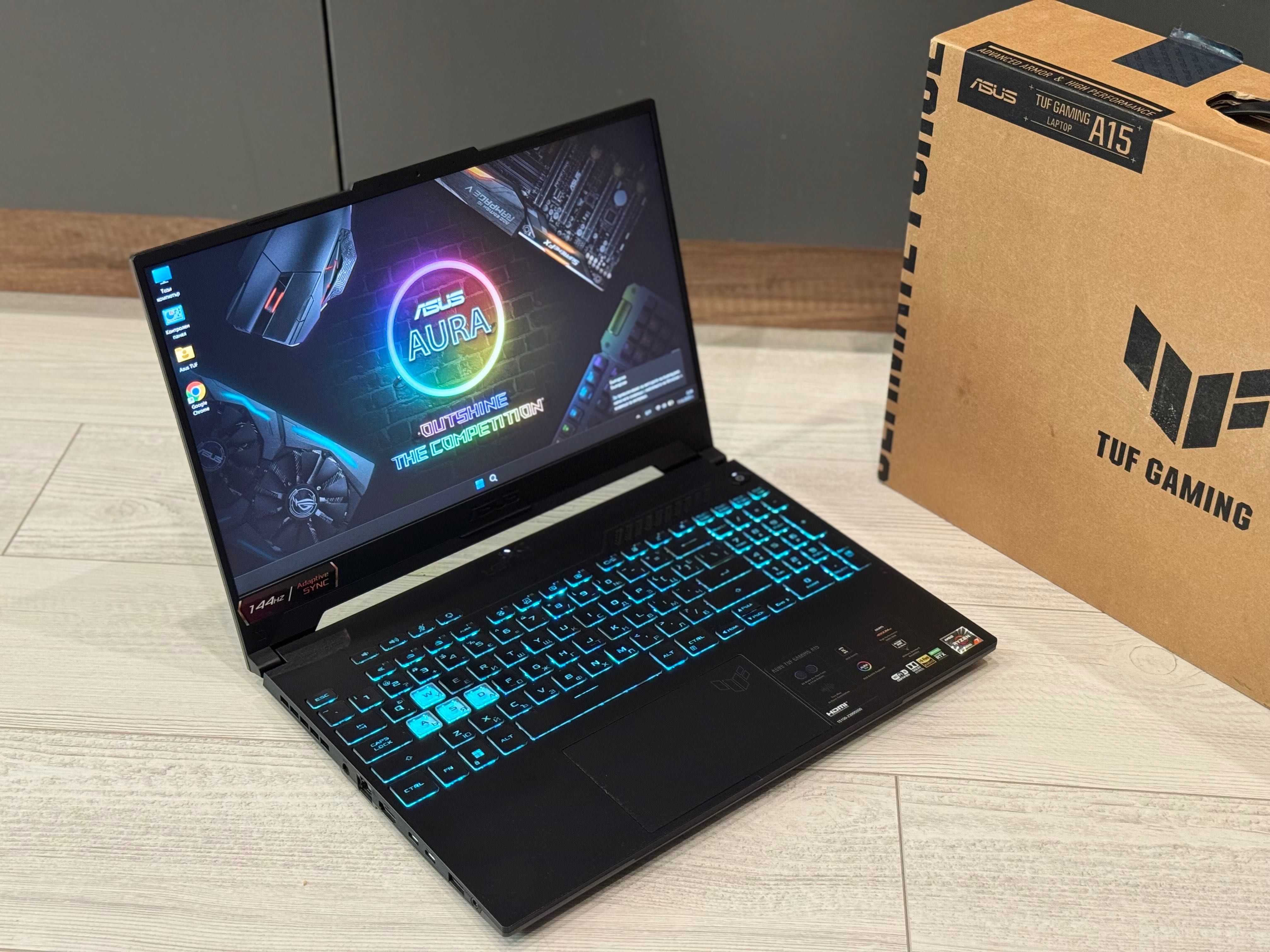15.6 IPS 144hz /Ryzen 7 6800H /RTX 3060 /24GB ram /512ssd/ Asus TUF