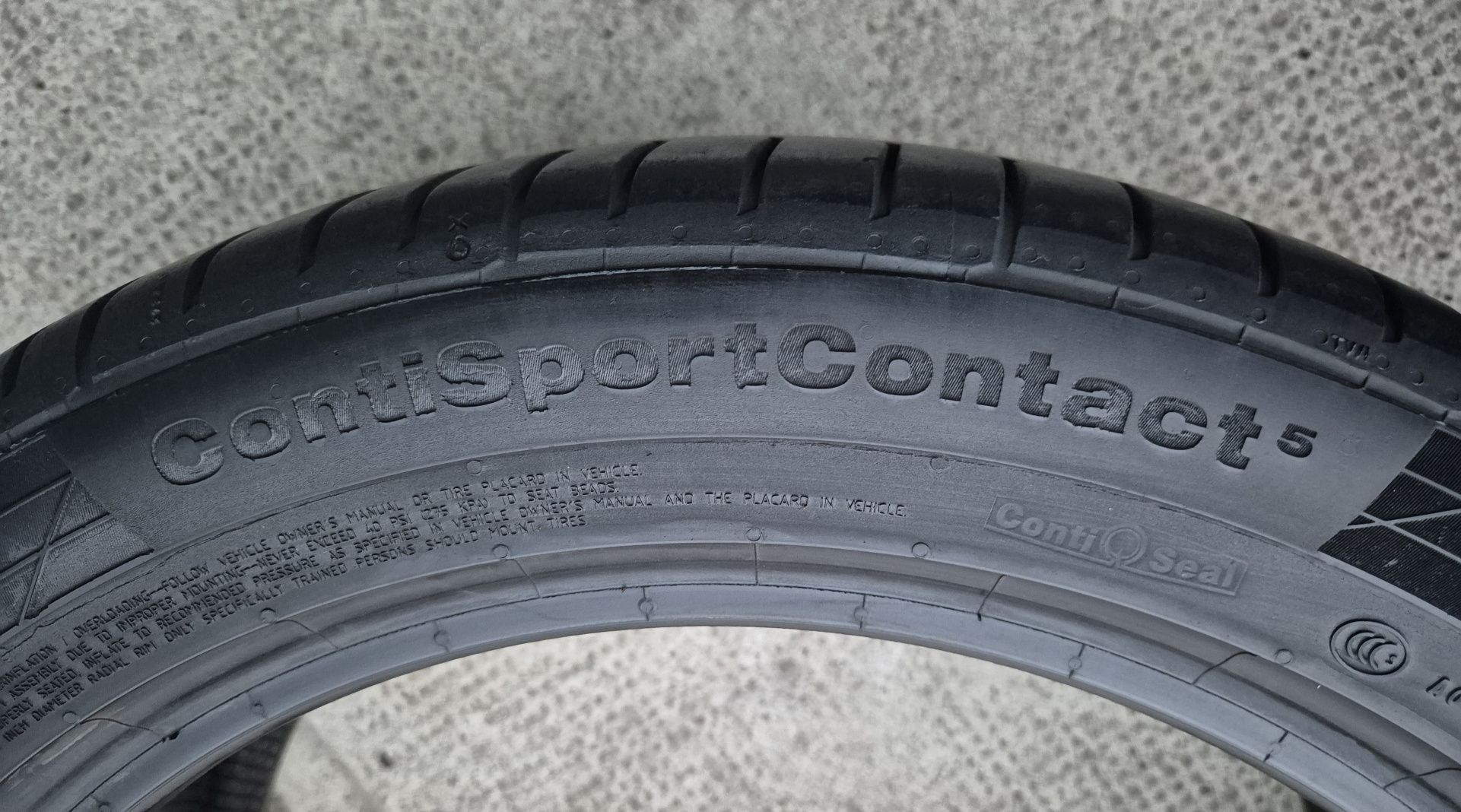 Set 2buc 235/45 R17 94W Continental ContiSportContact⁵ Conti Seal vară