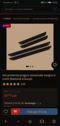 Set protecție praguri auto universale