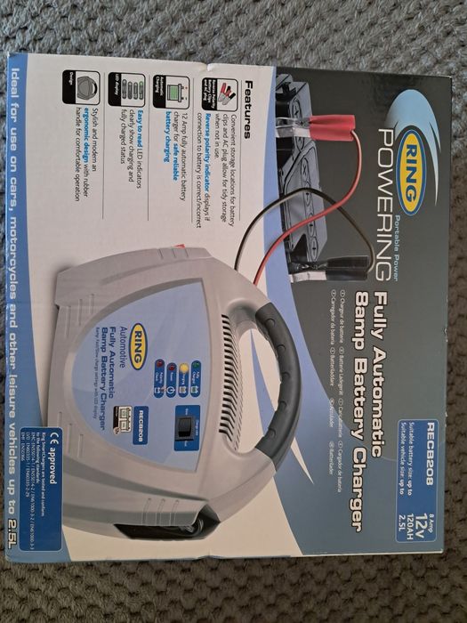 Redresor auto NOU, Garantie 2 ani, RING RECB208, 120 Ah 6/12 V