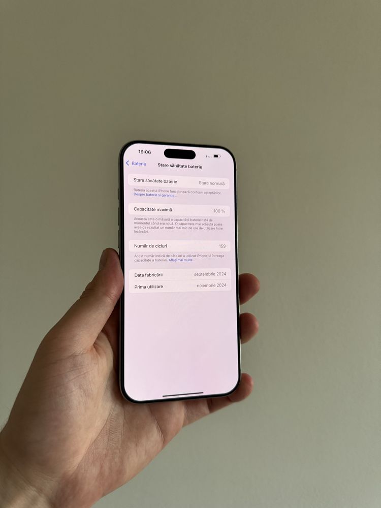 iPhone 16 Pro Max 256gb White 100%