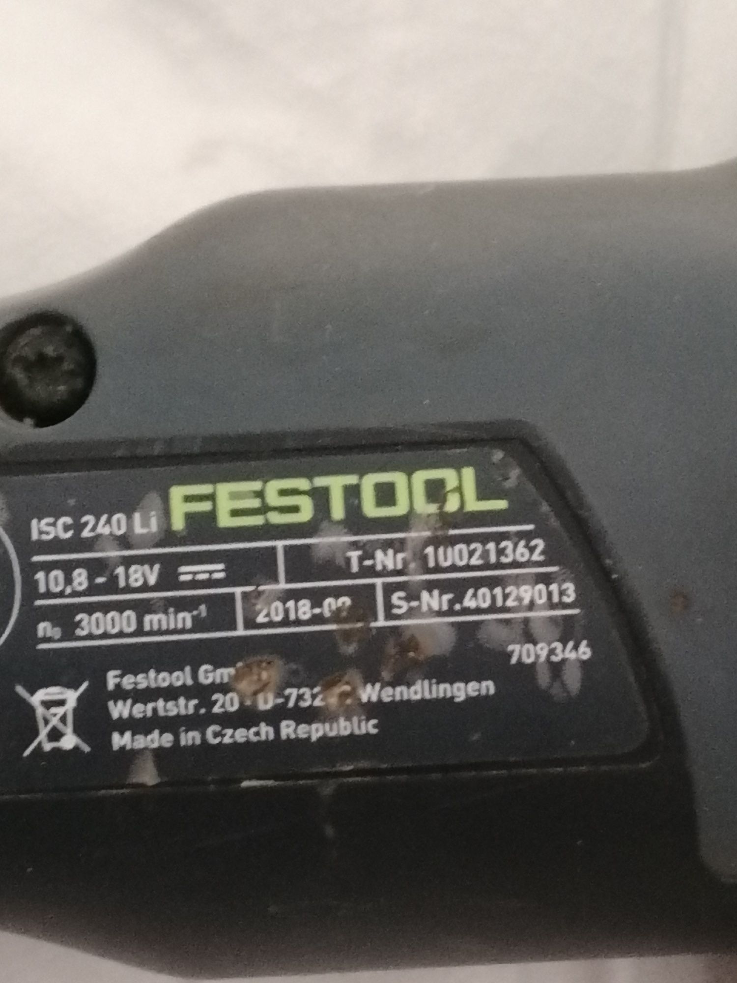 Pendular festool isc240 pentru izolatii