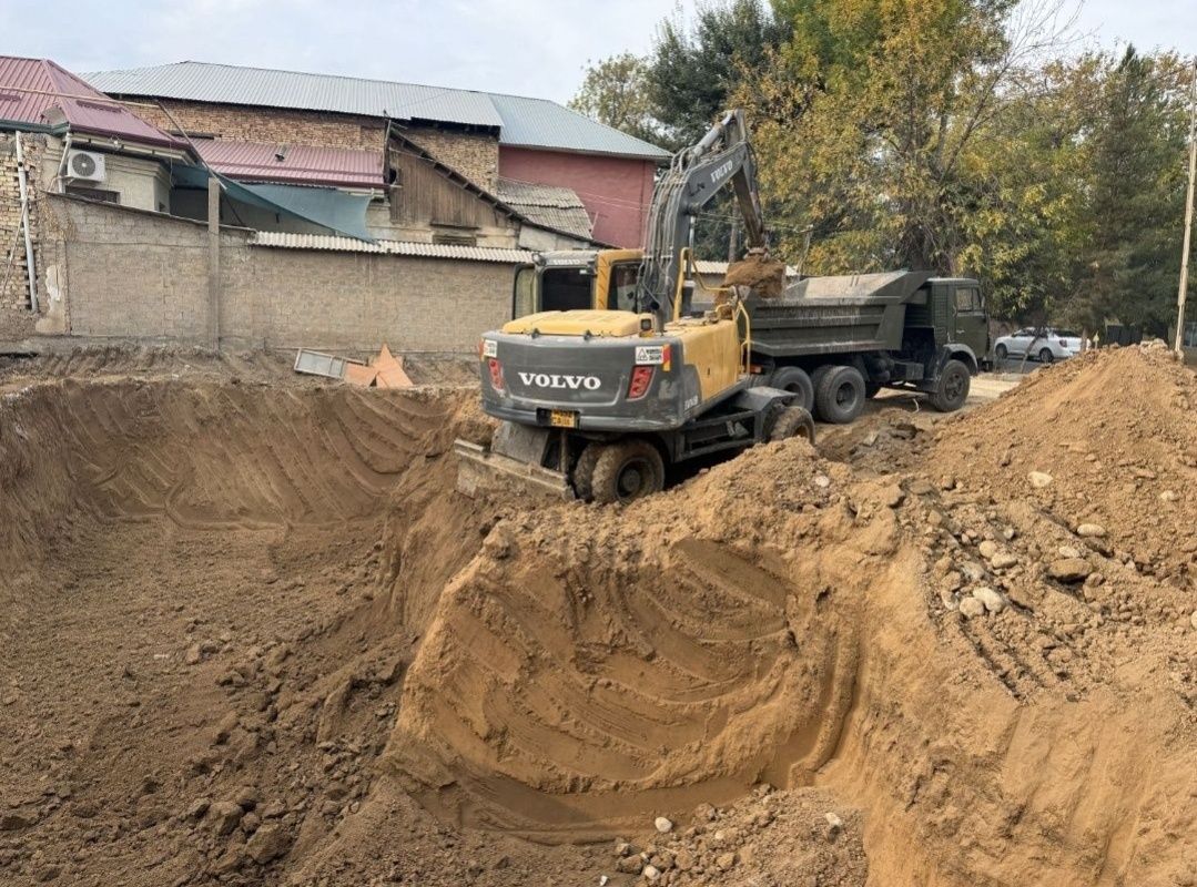 Есть услуги экскаватора. Ekskavator xizmati