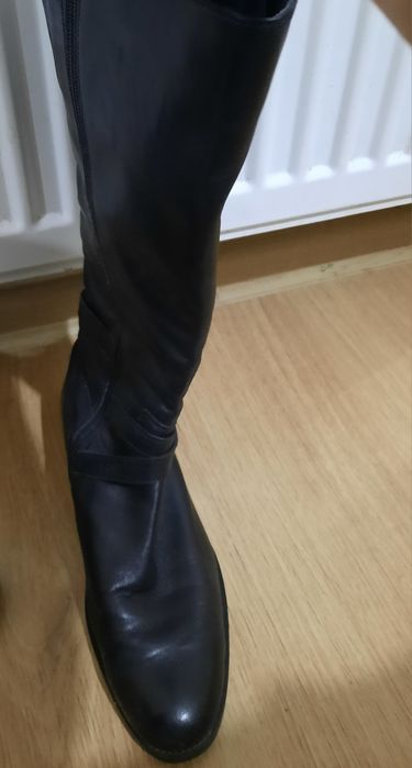 Cizme lungi piele nr 39