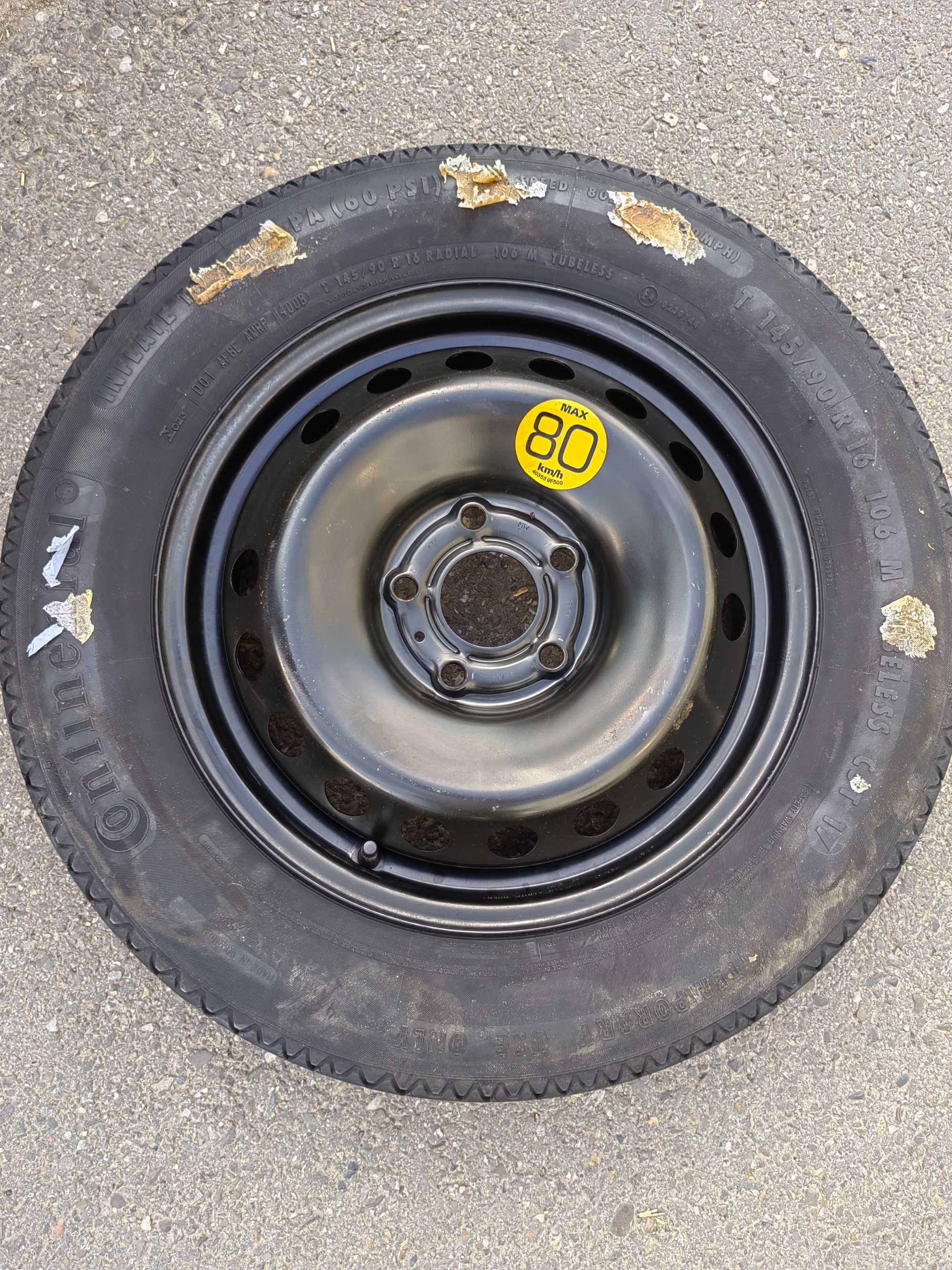 Roata rezerva NISSAN Qashqai SLIM R16  Continental