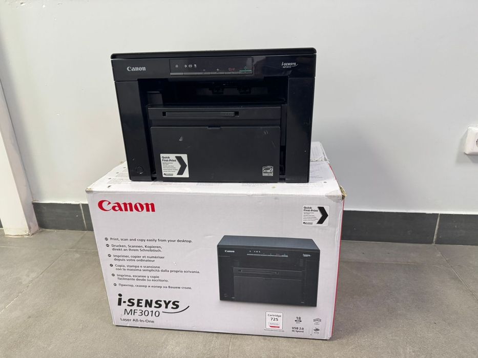 Лазерный МФУ 3в1 Canon MF3010 в хорошем состояний.