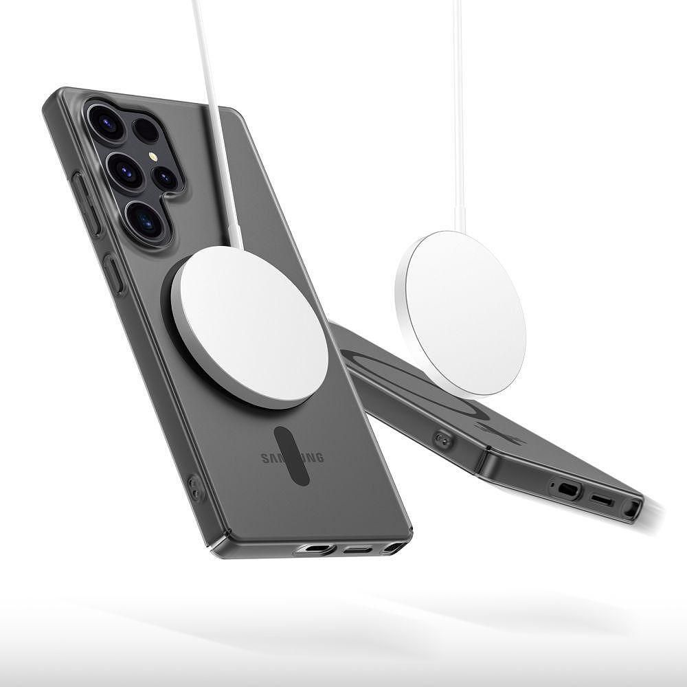 Кейс tech protect magslim magsafe за samsung galaxy s25 ultra matte/bl