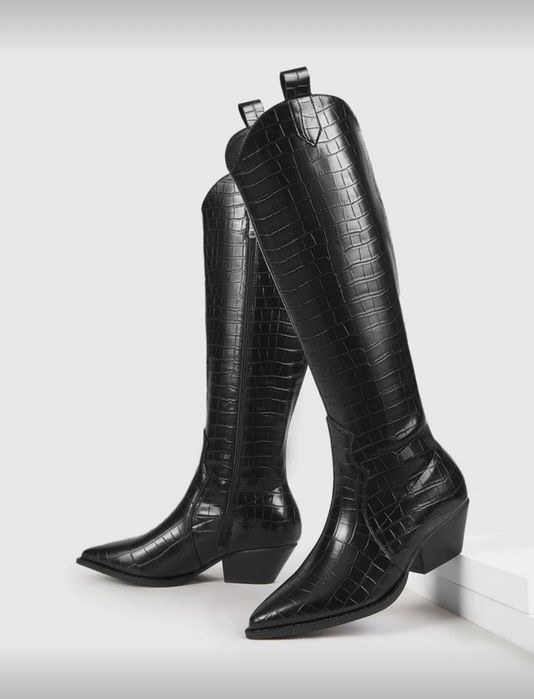 Дамски ботуши с принт