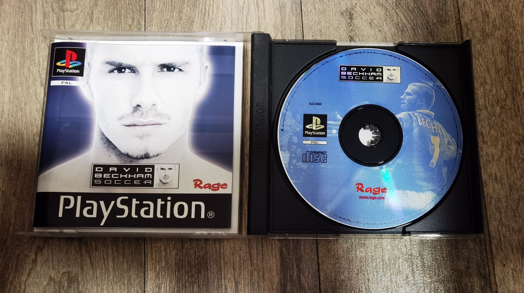 Joc PS 1 sony playstation David Beckham Soccer ps one retro colecție