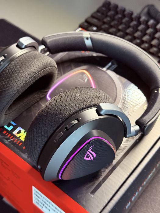 Casti Asus Rog Delta 2 pc gaming wireless