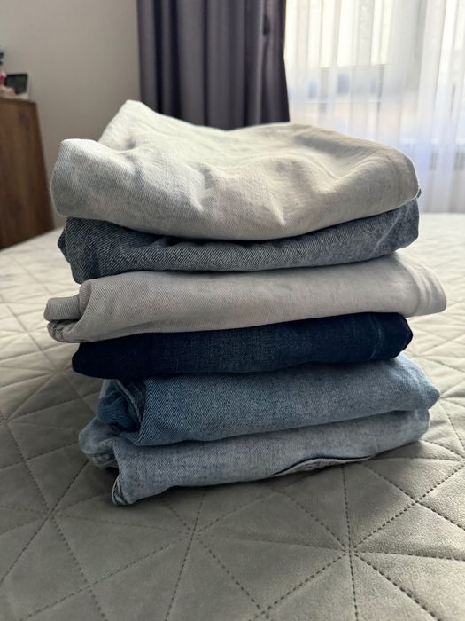 Дамски дънки М размер 6 бр