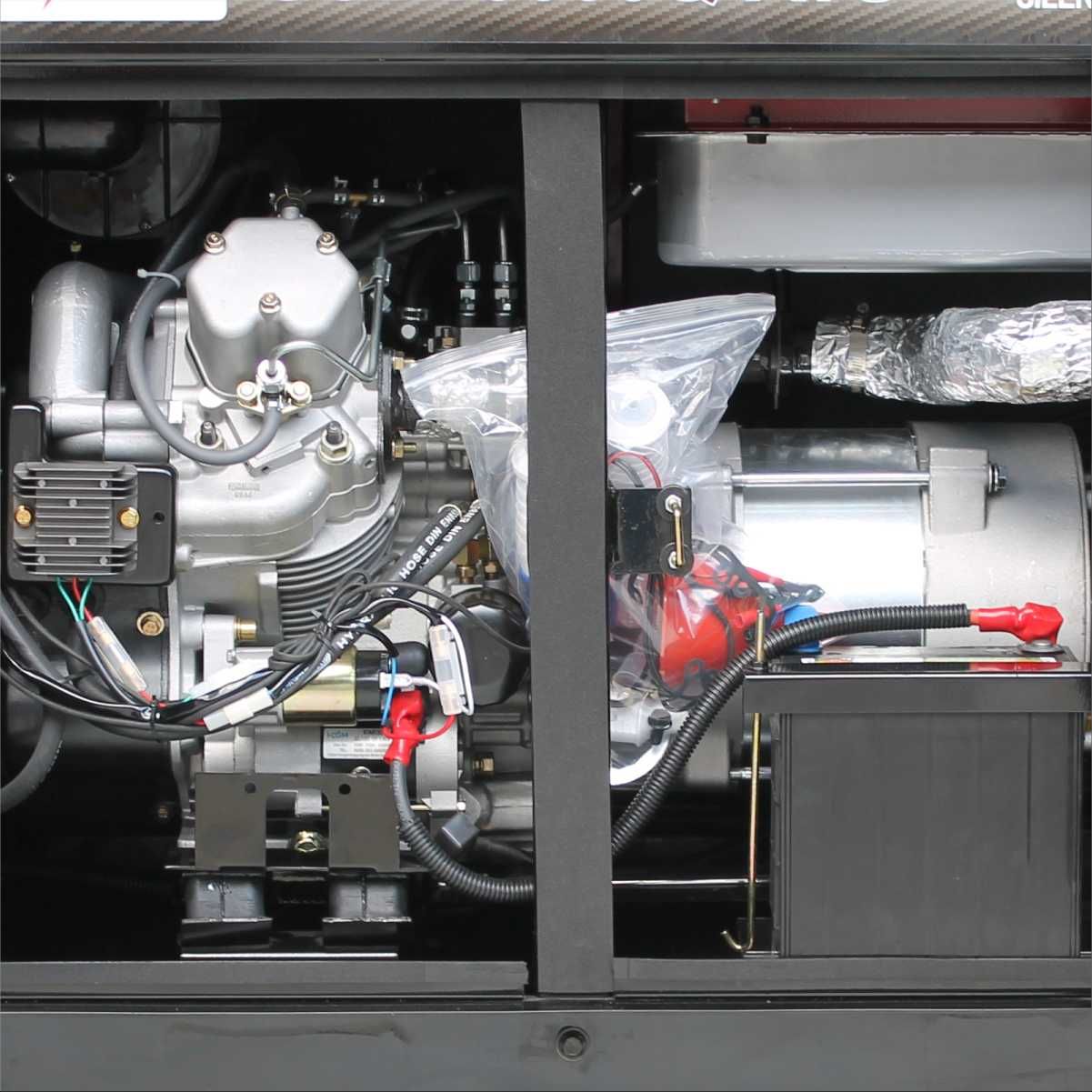Generator SCD13000Q-3-ATS  max. 3,7 kw / 11 kW, 230V/400V AVR Diesel