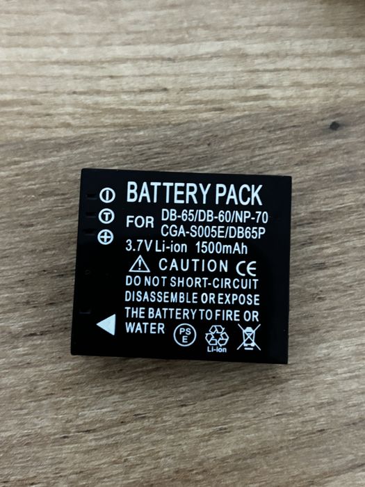 аккумулятор CGA-S005 (DMW-BCC12) для Panasonic в идеальном состоянии