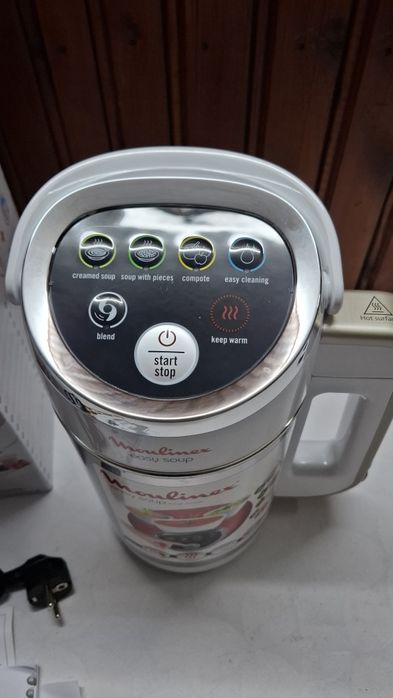 Супник,блендер Moulinex LM84,крем супа,1000W,1.2л,5 програми,4 степени