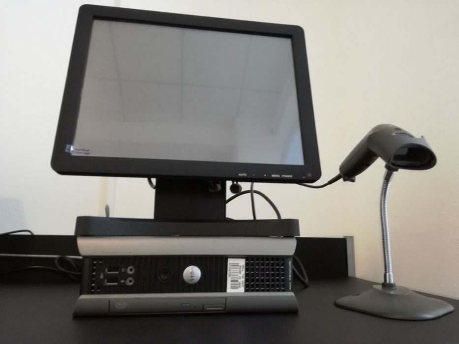Scanner (Cititor) coduri de bare laser Motorola (Zebra) USB, suport