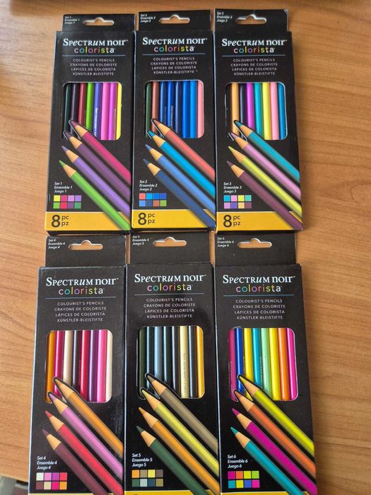 Цветни моливи Spectrum Noir Colorista – 6 сета / 48 молива – Варна