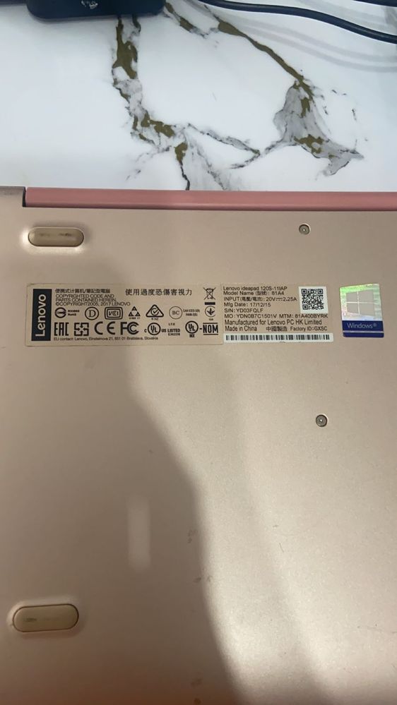 Продается Lenovo 81A4 срочно ноутбук