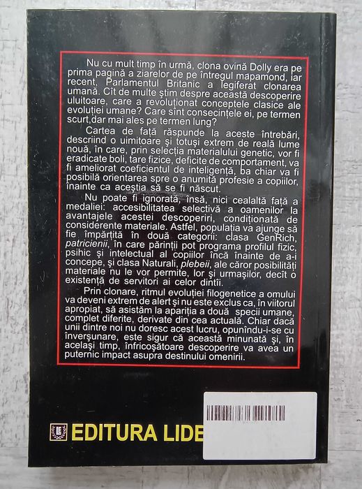 Lee M. Silver - Clonarea umană. Un șoc al viitorului
