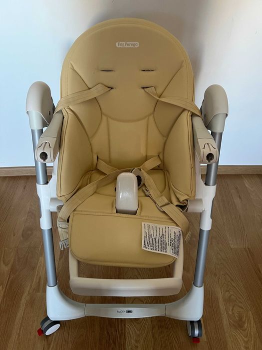 Scaun de masa Peg Perego din piele – stare impecabila!