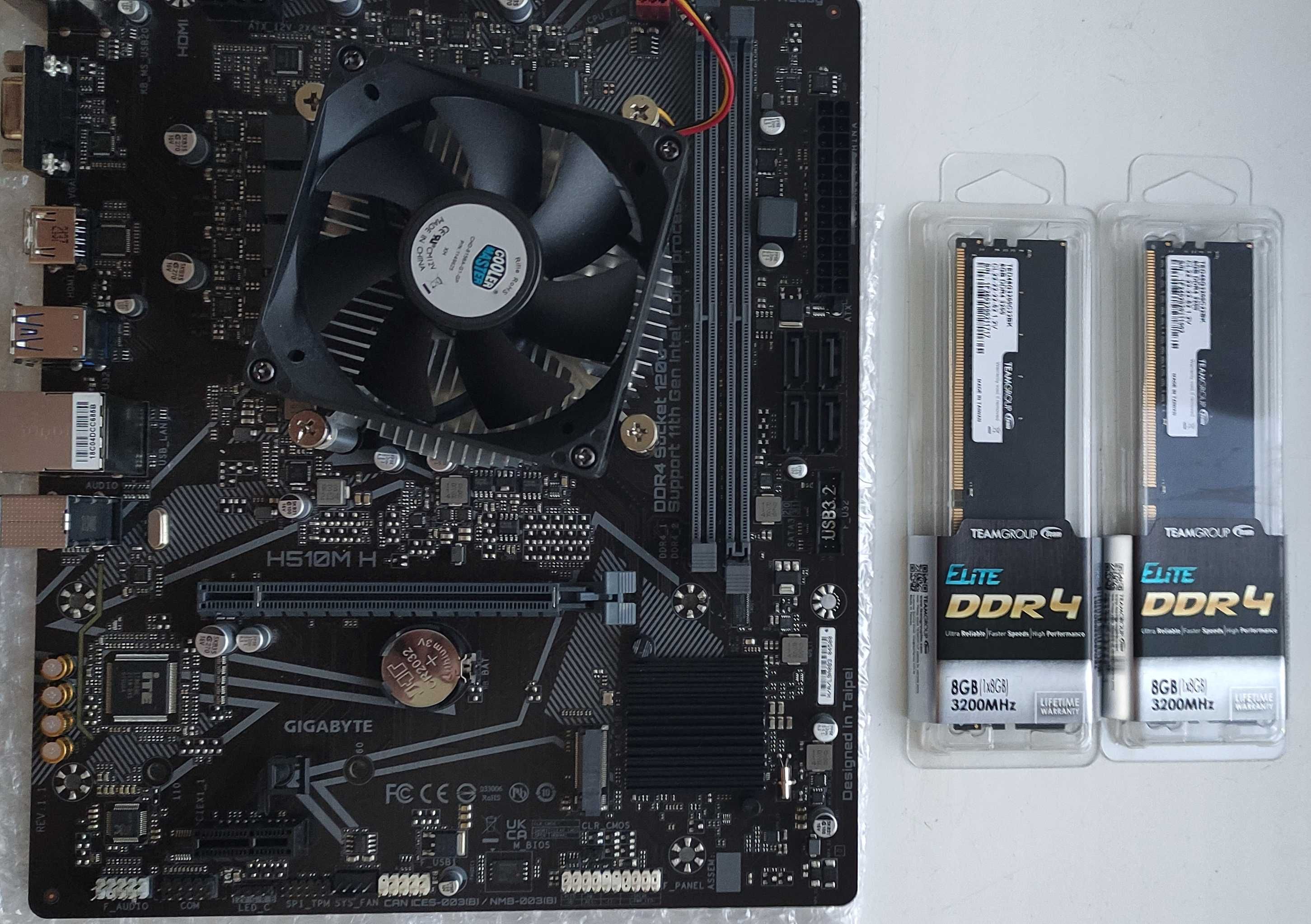 Комплект Core i3 10100/Gigabyte 510/2x8-16 DDR 4