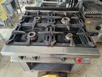 Aragaz inox de.putere, aparat de gatit pe gaz sau electric