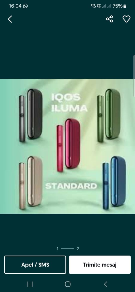 Iqos Iluma standard Sigilate, Originale