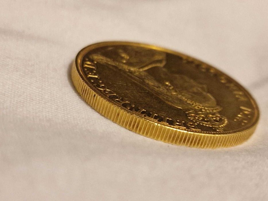 Златна Монета Петорен Британски Суверен 1887-39.94 гр.