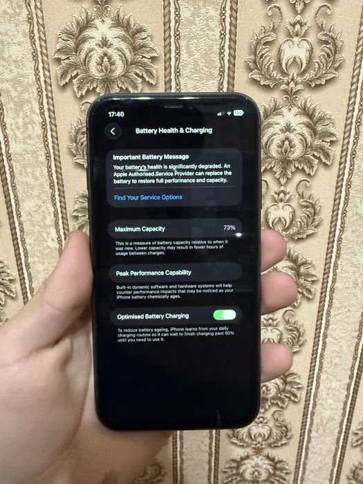 Iphone 11 128gb qora feys turton bor ochilmagan