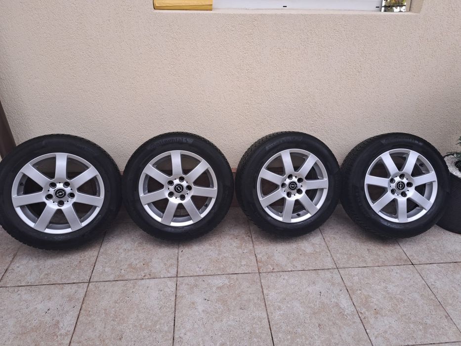 Jante aliaj opel astra j +anvelope iarna 16 inch