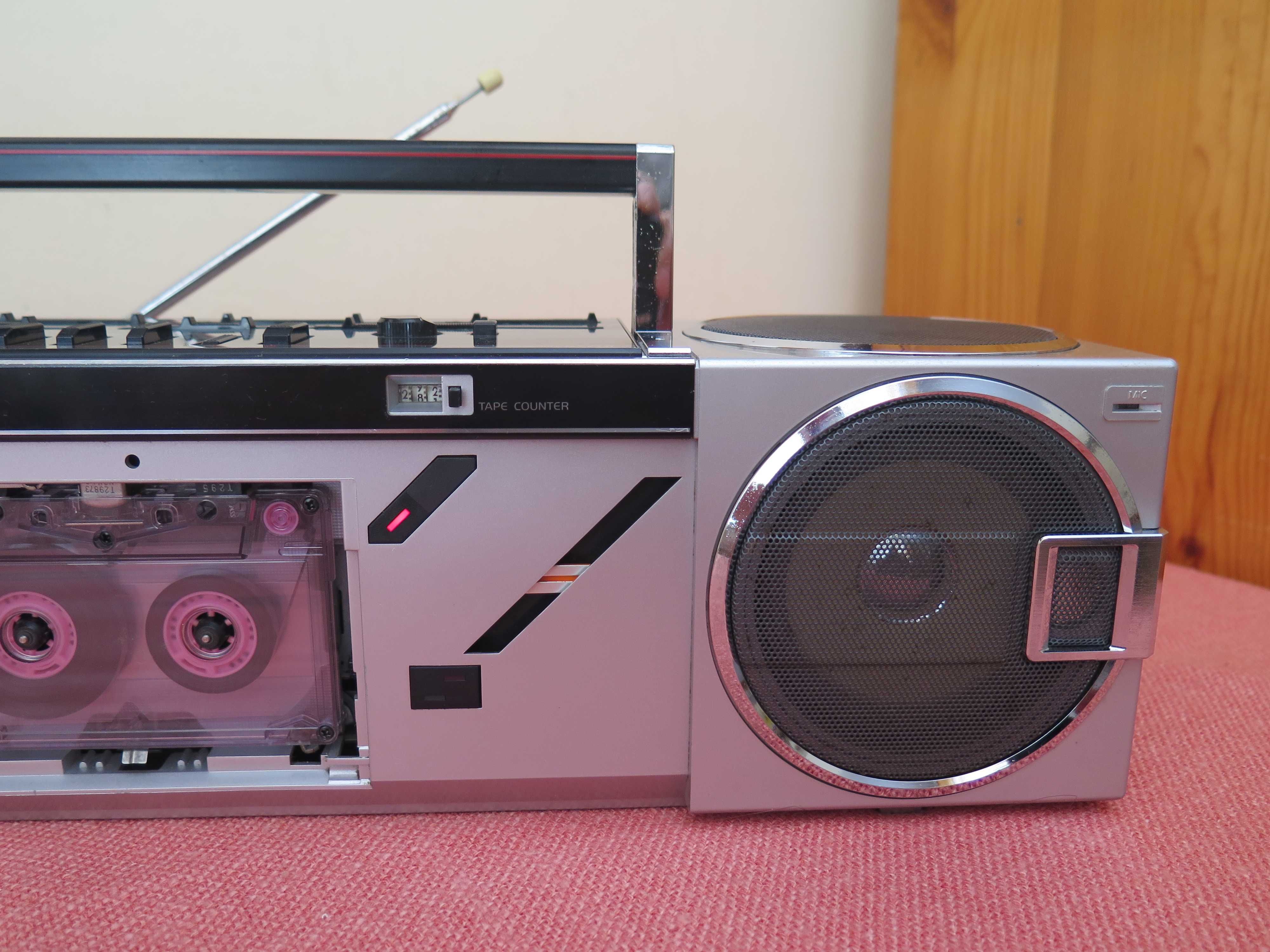 Sanyo Cubic Stereo M-7735L, 1985 ,Japan- радиокасетофон