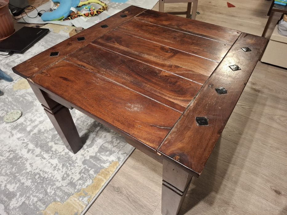 Măsuța cafea lemn masiv stil colonial