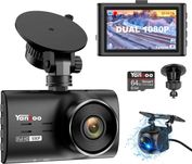 Yansoo Dash Cam + задна камера и карта  8GB карта