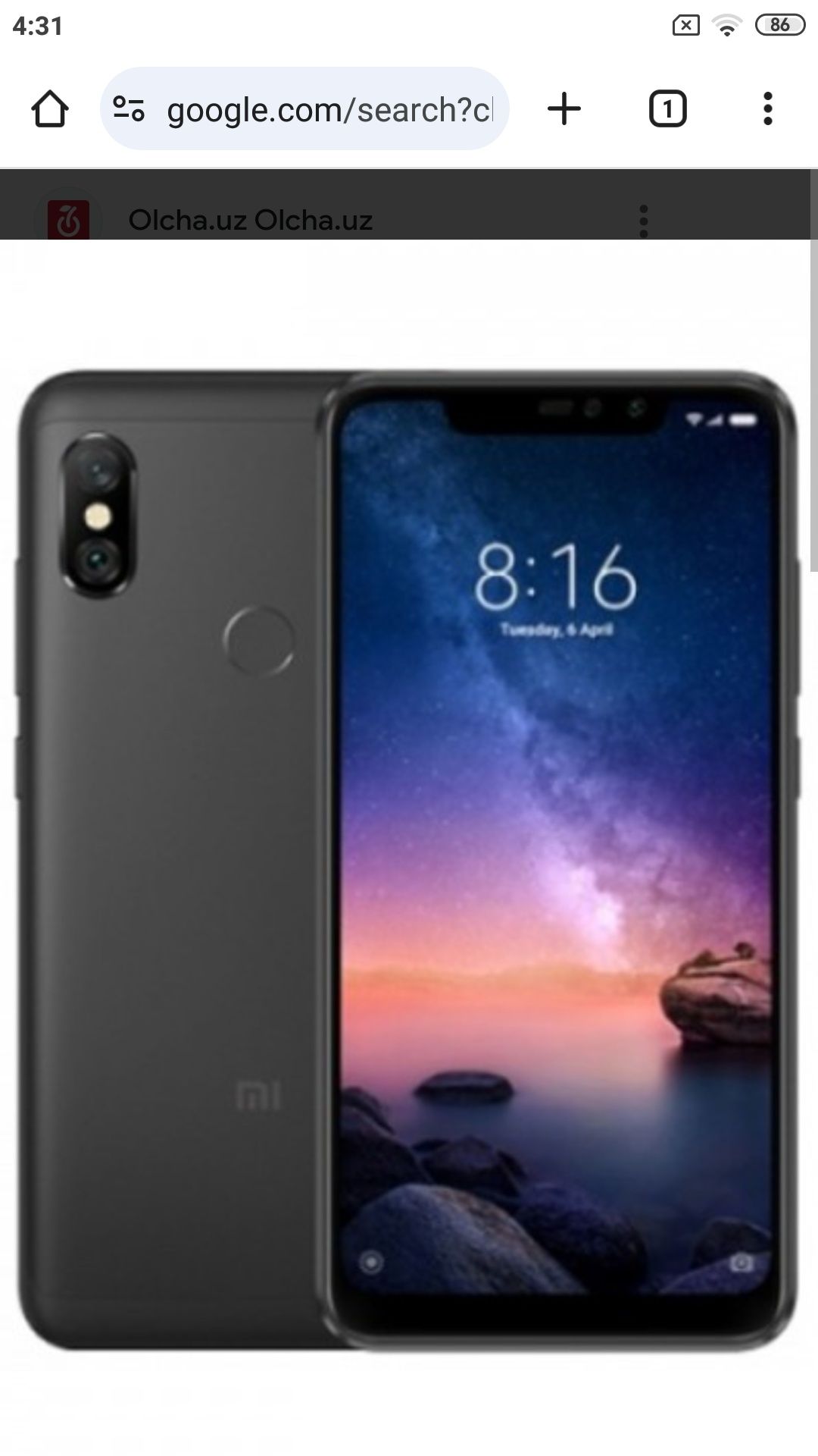 Redmi 6pro 32 gb