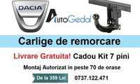 Carlig Remorcare Dacia Logan Sedan 2013-2020 - Omologat RAR si EU