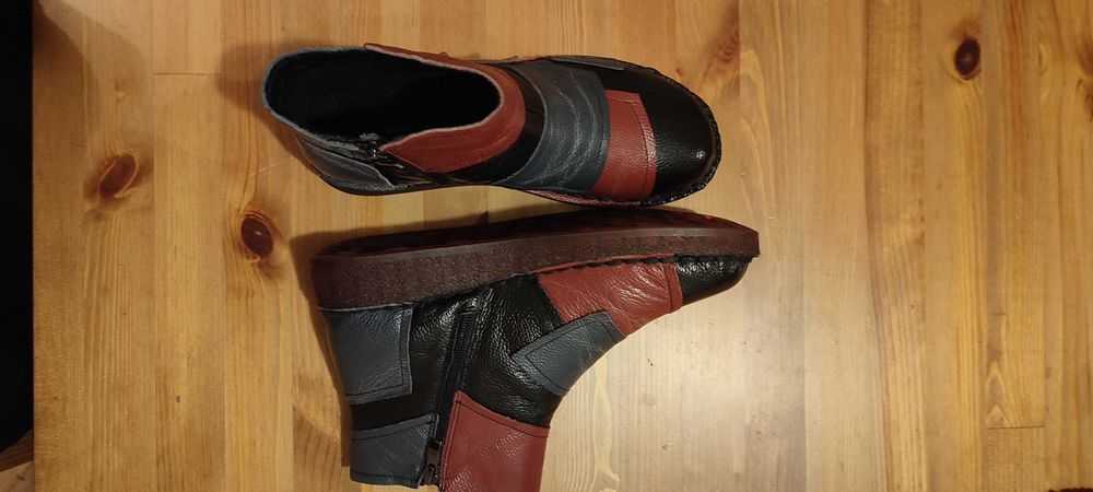 Боти от естествена кожа