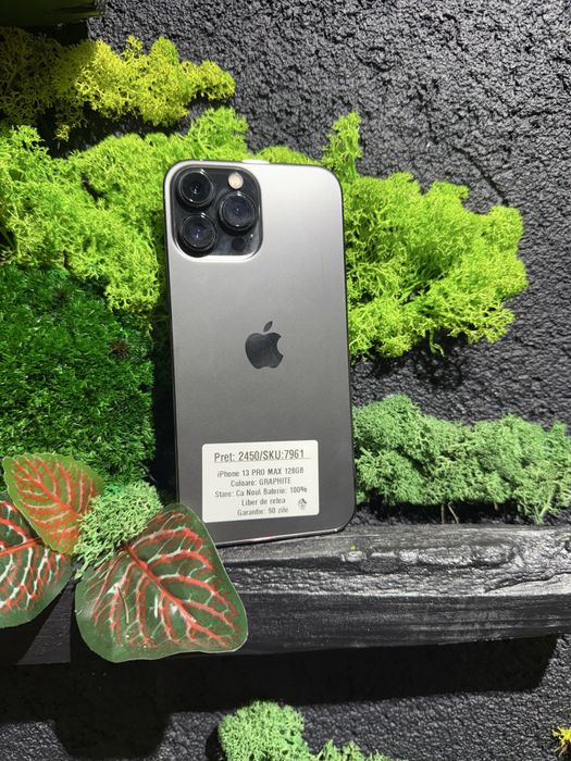 Oferta iPhone 13 pro max 128gb Graphite Neverlocked 100%/Fact+Garantie