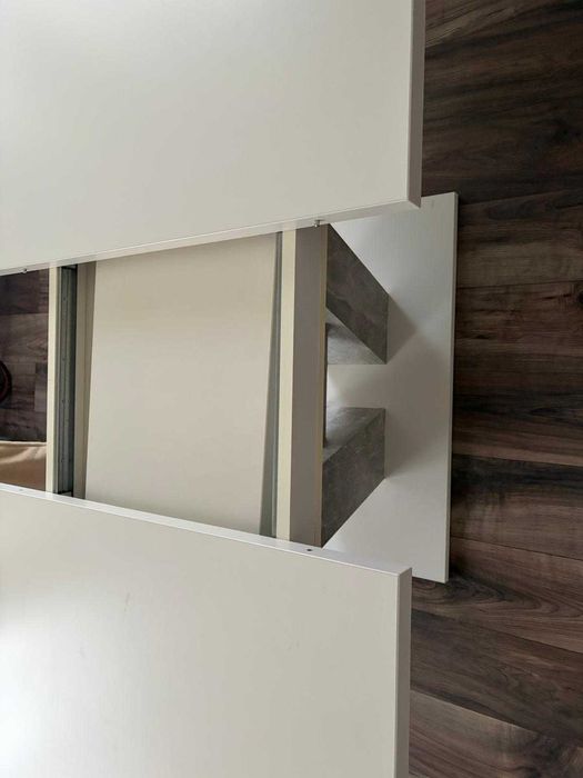 Masa pentru bucatarie alba 140 cm cu extensie pana la 180 cm