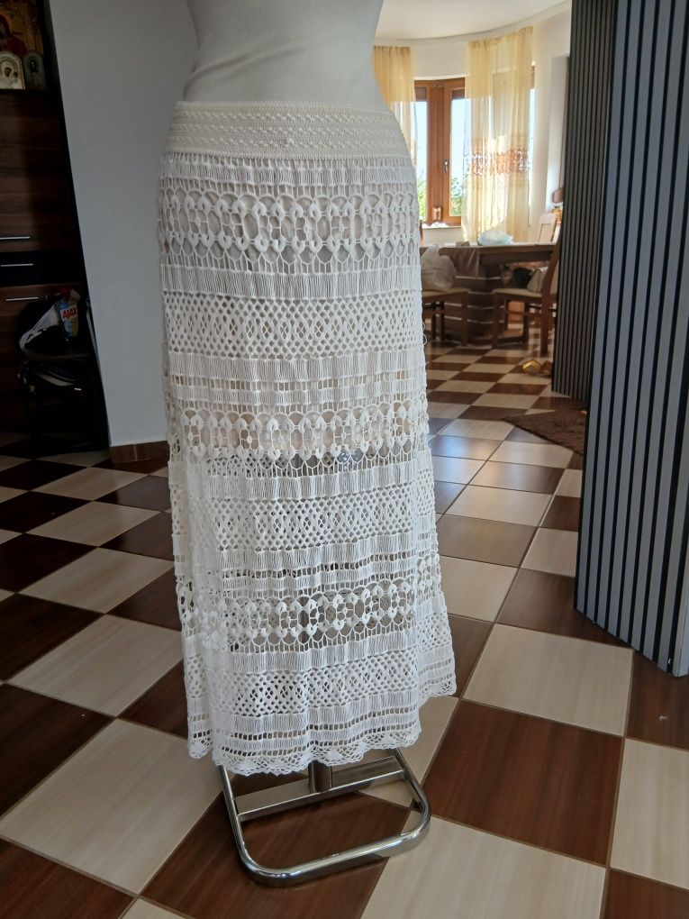 Fustă lungă tip croșetată mărimea M