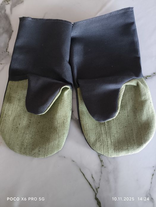 Рабочие рукавицы с брезеновым наладонником