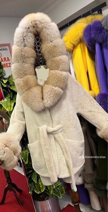 Paltoane blana alcantara&alpaca