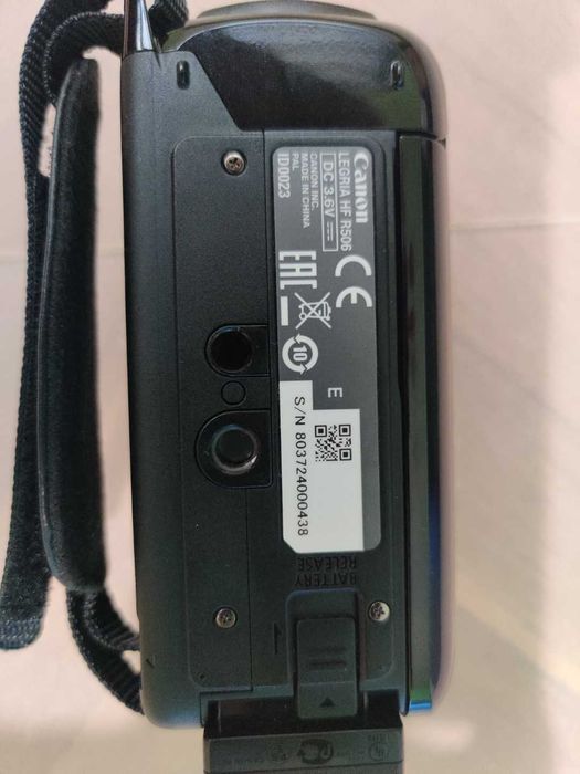 Цифрова видеокамера Canon LEGRIA HF R506, black