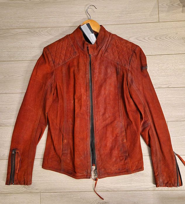 Geaca barbati Tigha, piele naturala, S