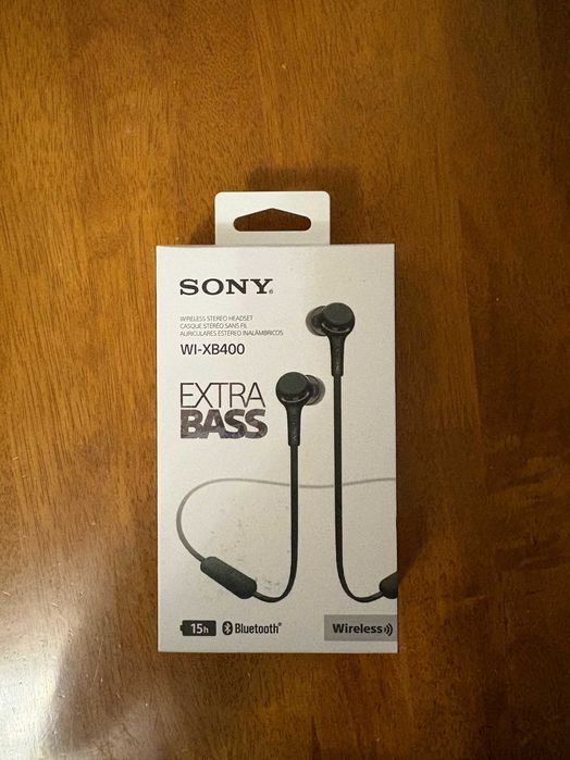 Новые беспроводные наушники Sony WI-XB400