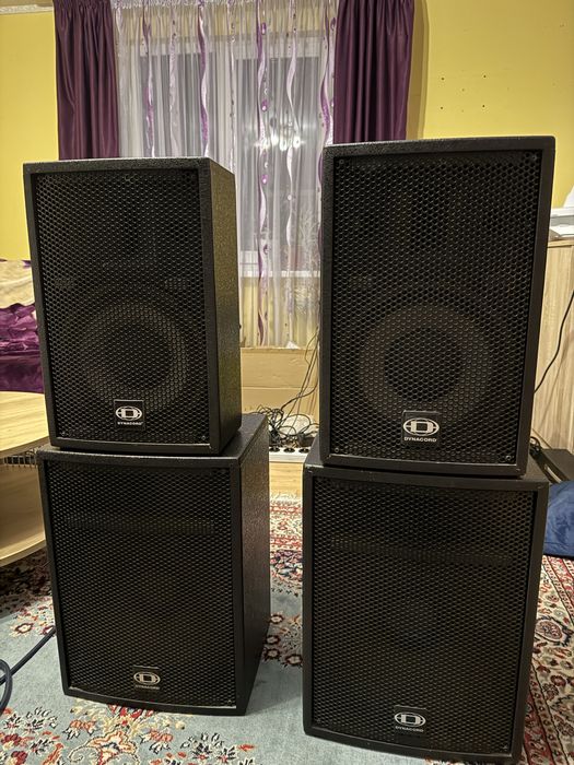 Vand sistem boxe Dynacord LM10-2 LM12-1 2 basi 2 topuri ca rcf fbt xa