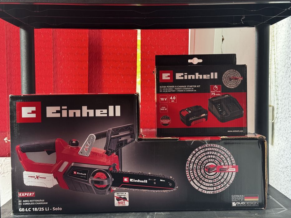 Einhell Drujba/Fierastrau Electric 18V cu Baterie 4.0Ah cu lama 25 cm