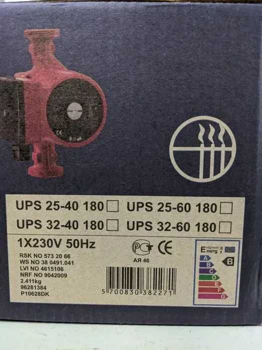 Pompa grundfos 25 60 180 si 25 60 130